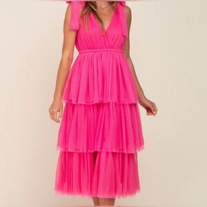 Baltic Born pink tulle dress